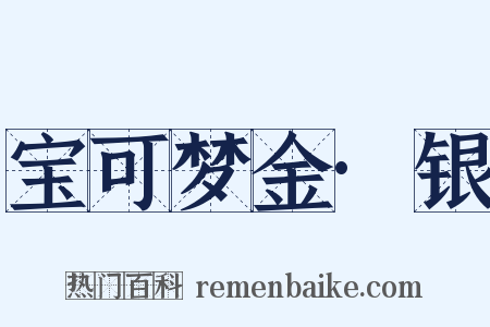 宝可梦金·银是什么意思的图片